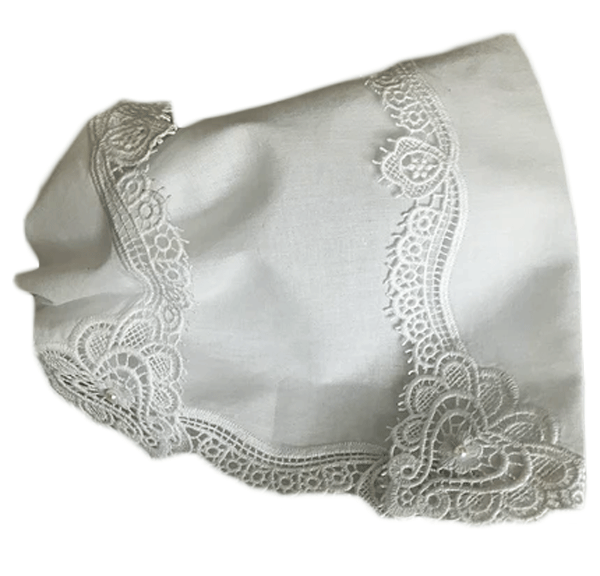 Heart to Heart Keepsake Handkerchief Bonnet