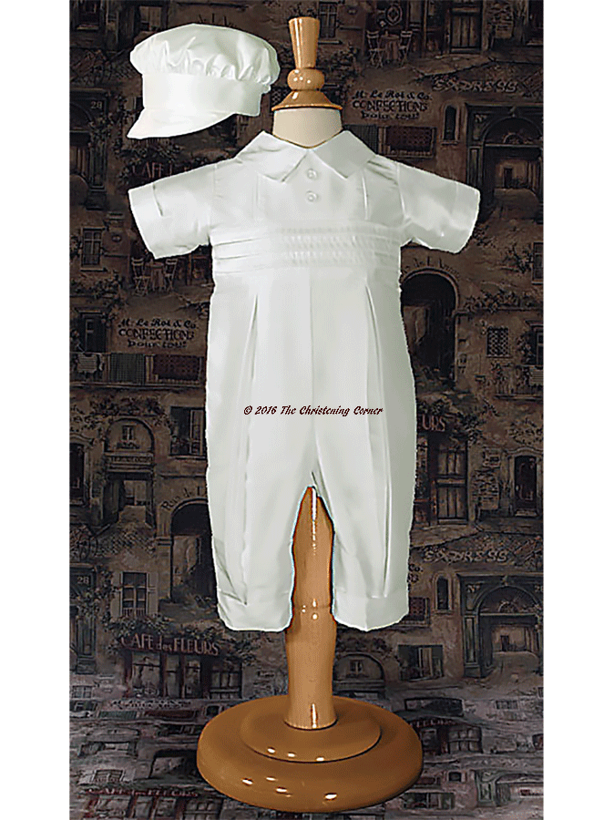 Boys Silk Christening Outfit