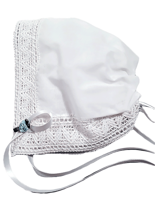 Chapel Lace Magic Baby Hankie Bonnet