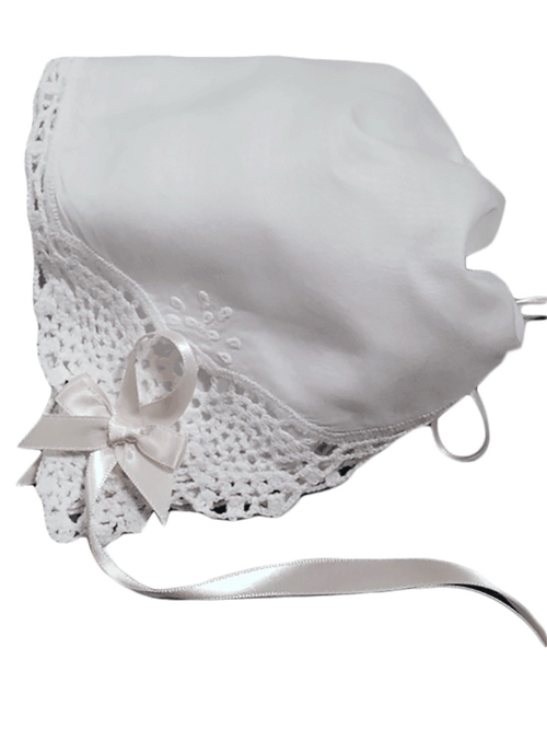 Angel Lace Keepsake Handkerchief Bonnet