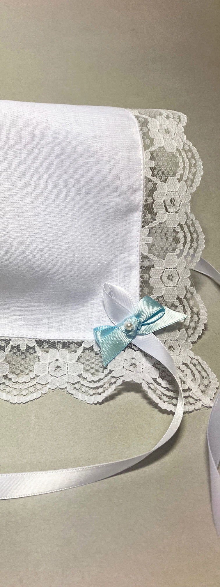 Regal Lace Christening Magic Hankie Bonnet