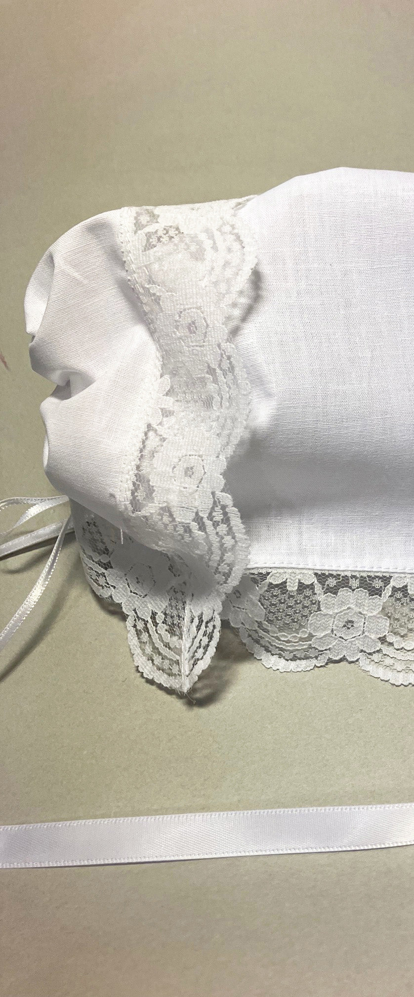 Regal Lace Christening Magic Hankie Bonnet