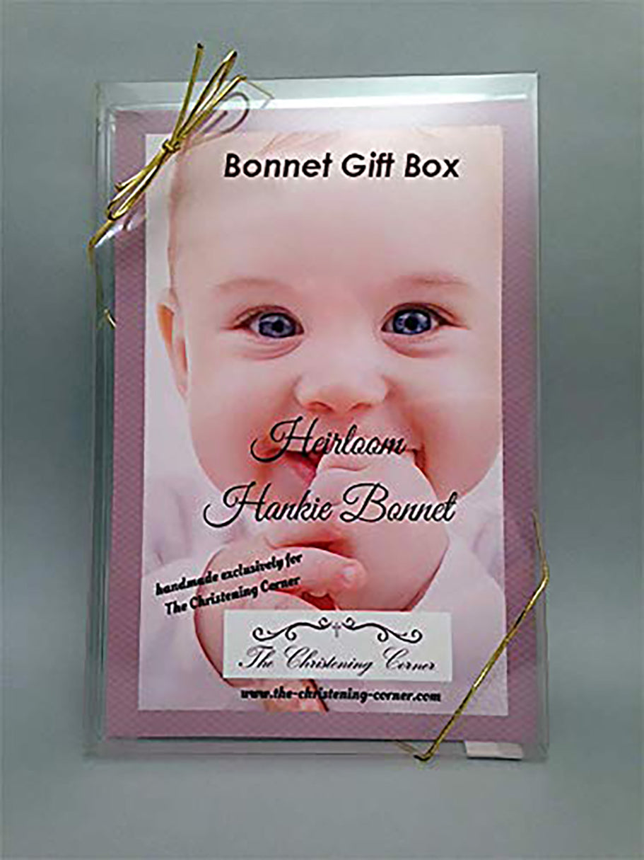 Regal Lace Christening Magic Hankie Bonnet