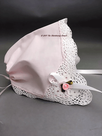 Bonnie Lace Keepsake Bonnet - pink