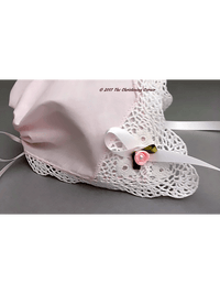 Bonnie Lace Keepsake Bonnet - pink