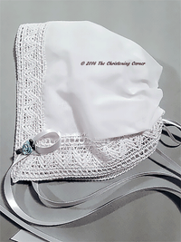 Chapel Lace Magic Baby Hankie Bonnet