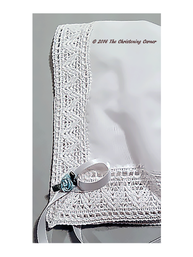 Chapel Lace Magic Baby Hankie Bonnet