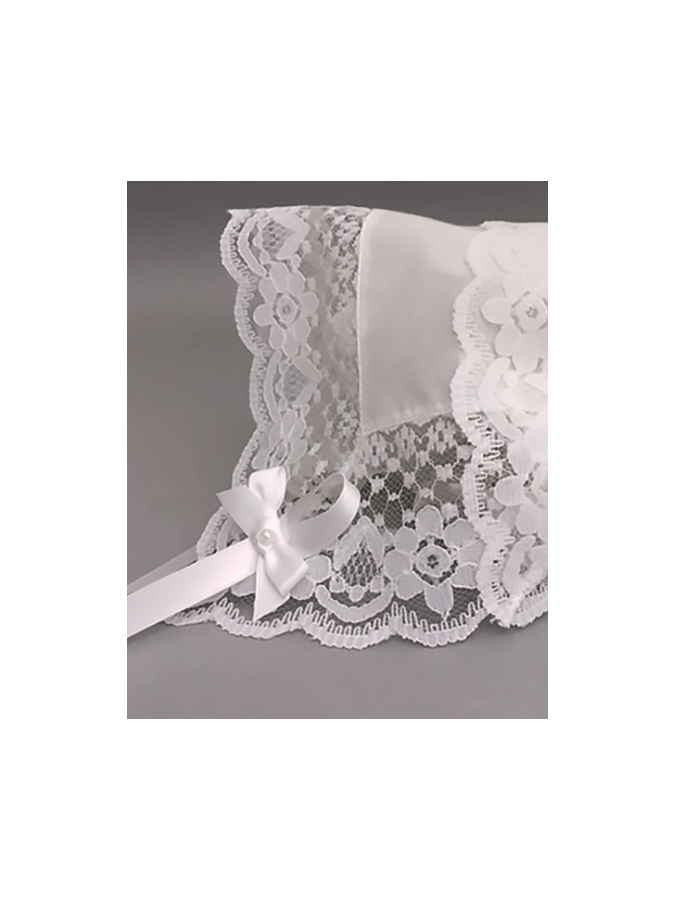 Glorious Lace Baby Handkerchief Bonnet