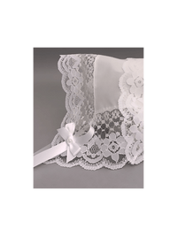 Glorious Lace Baby Handkerchief Bonnet