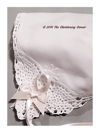 Angel Lace Keepsake Handkerchief Bonnet