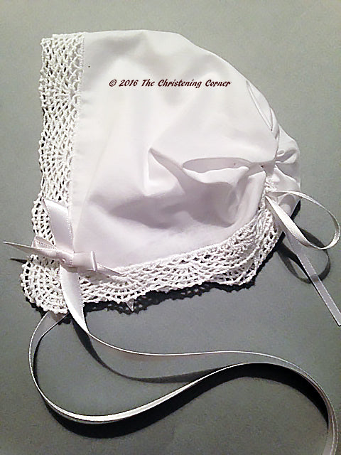 Shell Lace Cotton Magic Hankie Bonnet for Baby