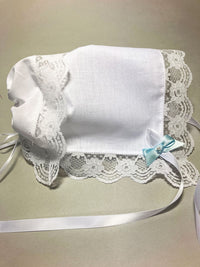 Regal Lace Christening Magic Hankie Bonnet