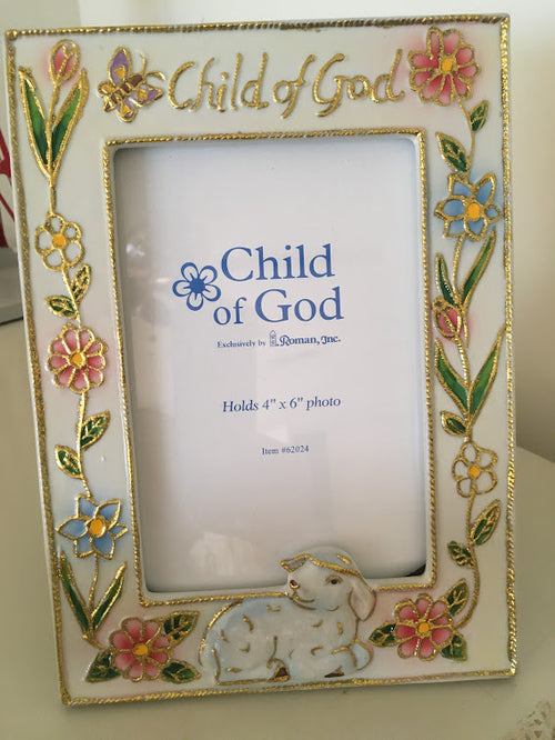 Cloisonné Baptism Frame