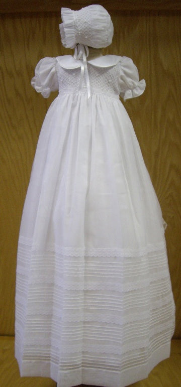 Heirloom Royal Length Dress and Bonnet by Will Beth Co