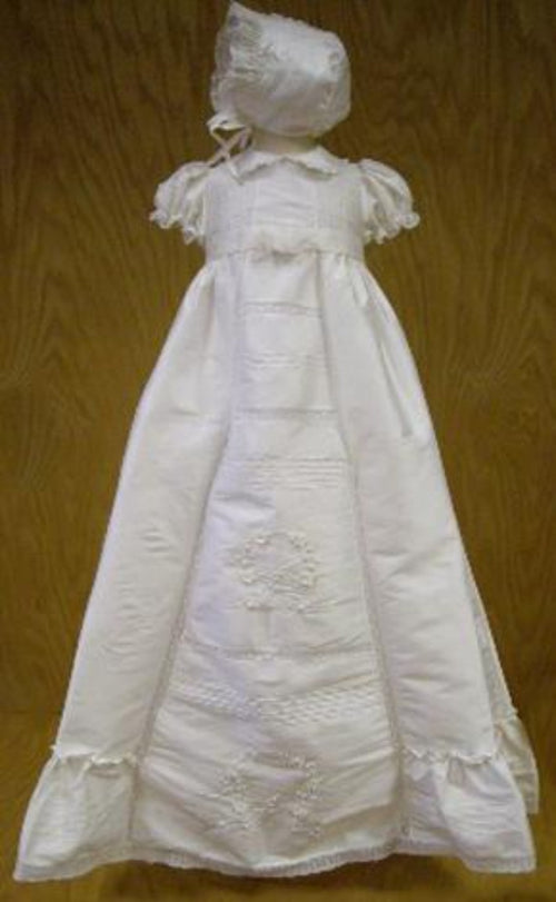 Will Beth Silk Baptism Christening Gown